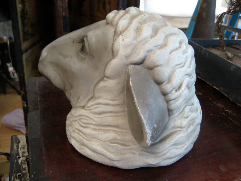 American Folk Art Sheep Head