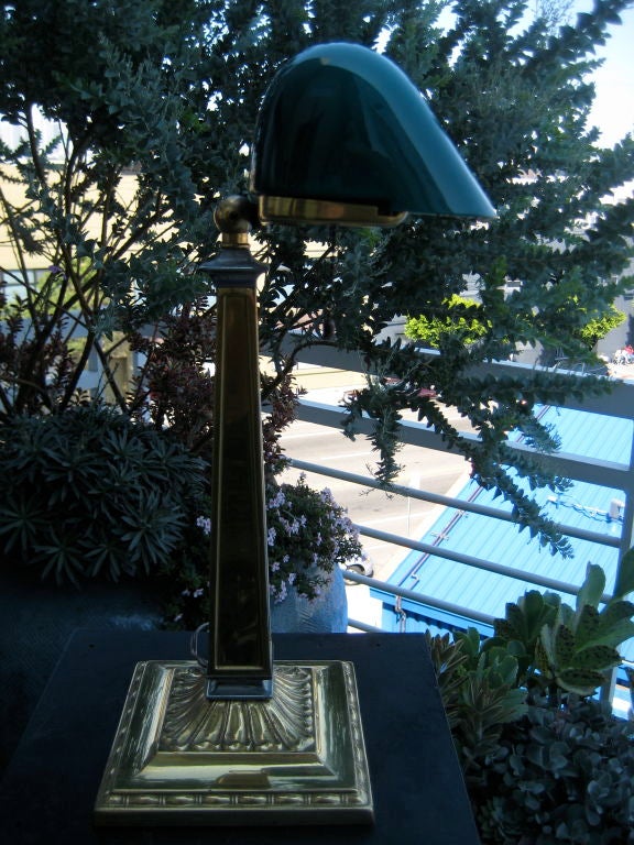 Mid-20th Century Classic Banker's Lamp