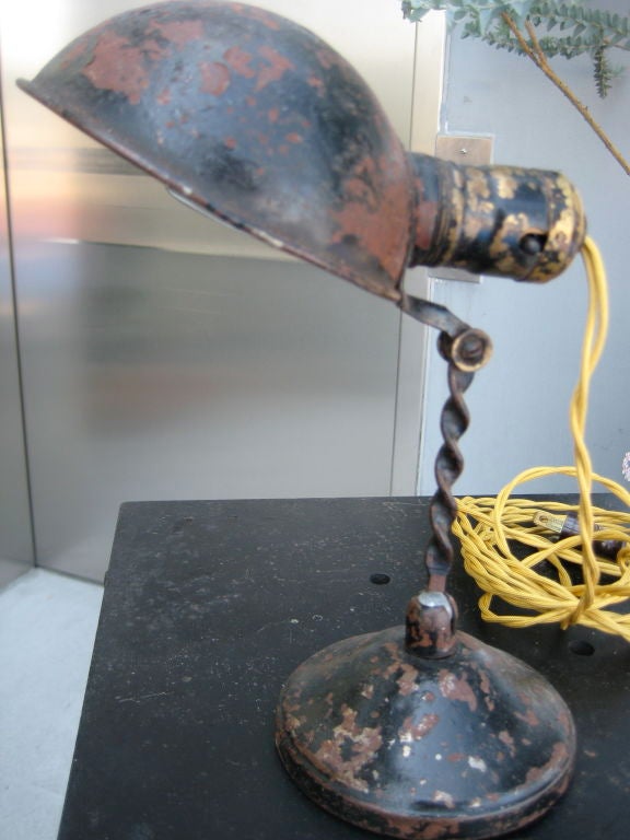 Miniature Industrial Table Lamp