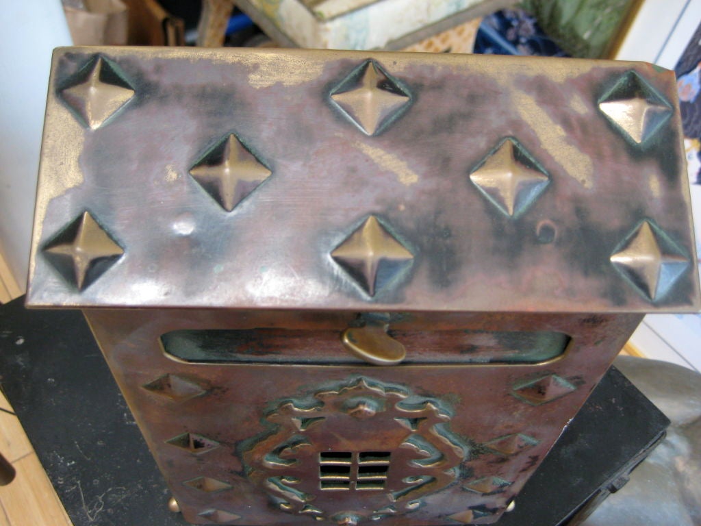 copper mail box