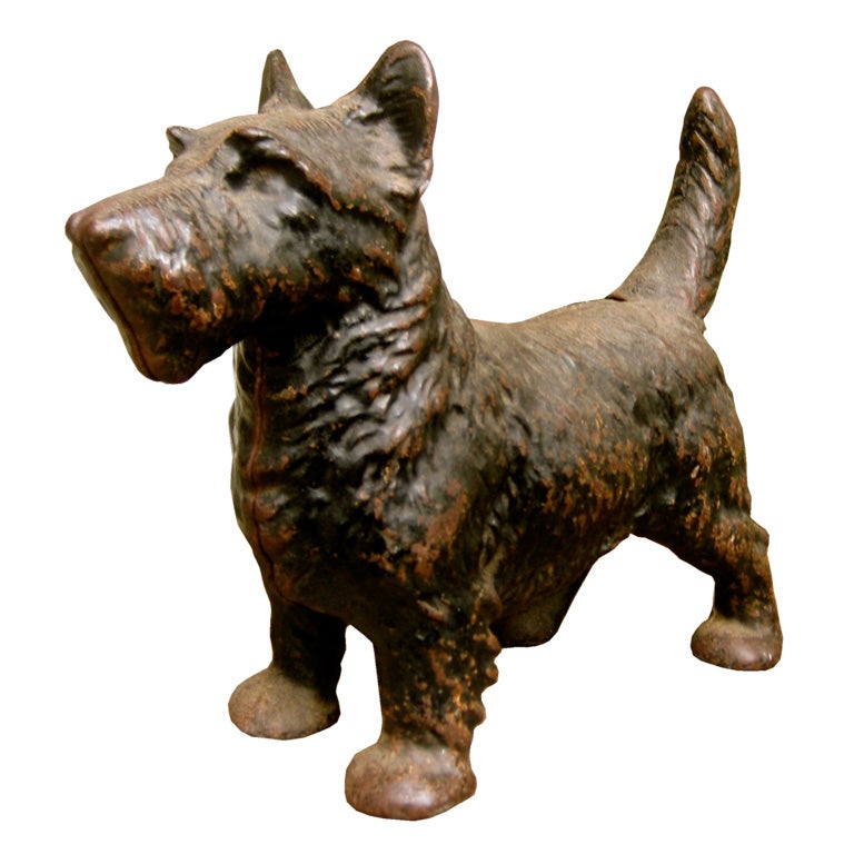 Cast Iron Scottie Door Stop
