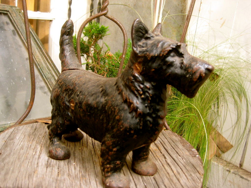 American Cast Iron Scottie Door Stop