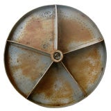 Set of Three Huge Industrial Wall Sconces