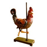 Folk Art Carousel Rooster