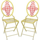 Pair of English Garden Chairs