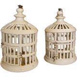 Charming Pair of Birdcage Chandeliers