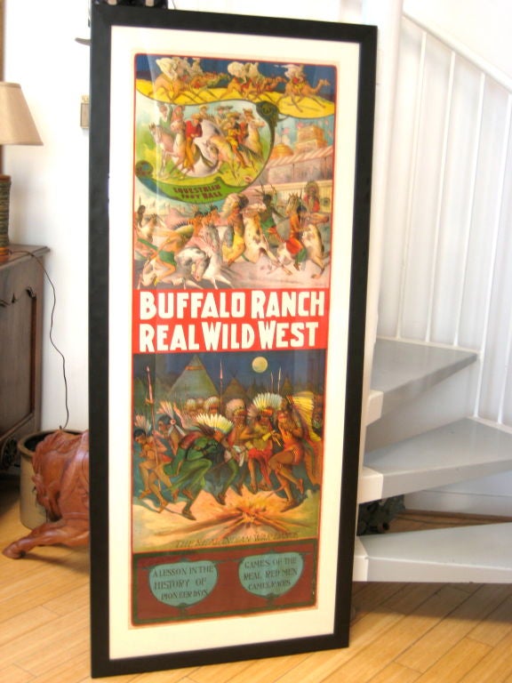 Buffalo Ranch Wild West Poster