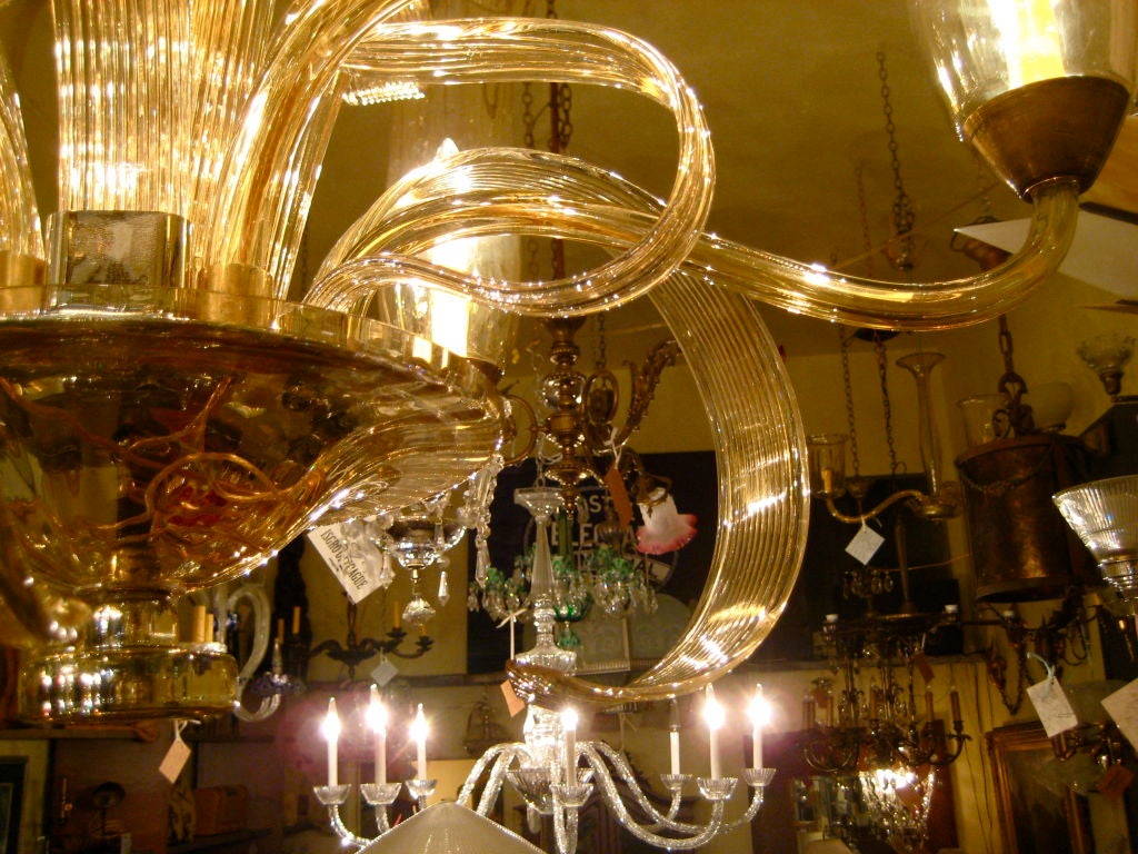 Exceptional Czech Art Deco Chandelier 5