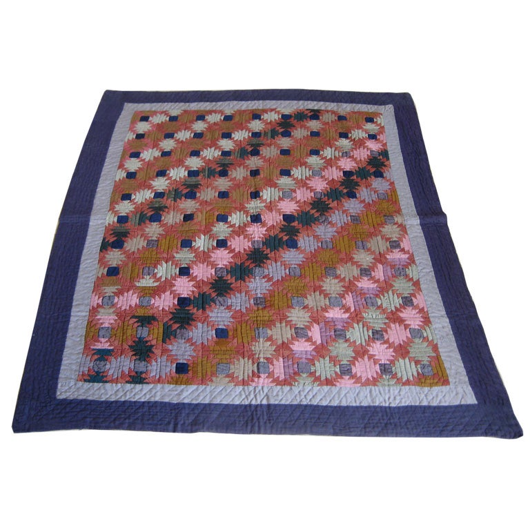 C. 1910 Mennonite "Windmill" Quilt