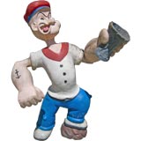 Popeye The Sailorman Sculpture