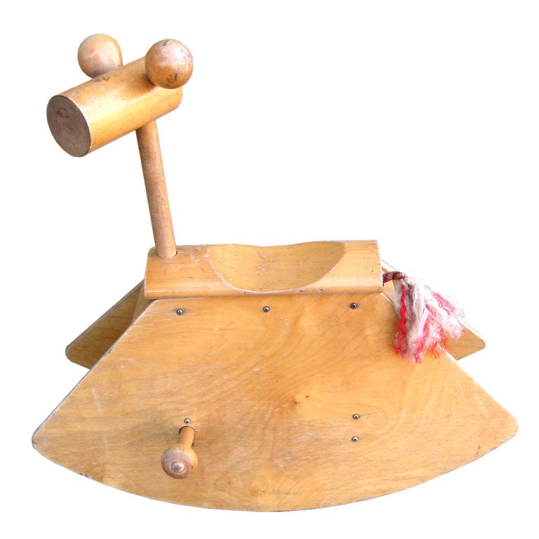 Mid Century Rocking Horse