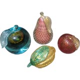 Assortment of Murano Glass Fruit