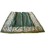 Magnificent Pair of French Silk and Velvet Panels Magnificent Pair of French Silk and Velvet Panels