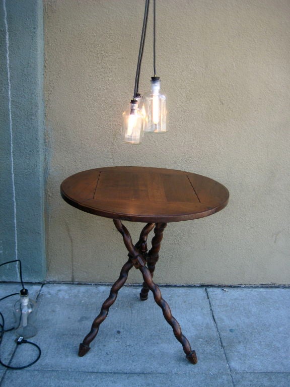 Mid-20th Century Set of Three Vintage Beaker Lanterns