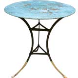 Opalescent Blue Bistro Table