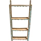 Blue Painted New Mexican Trastero