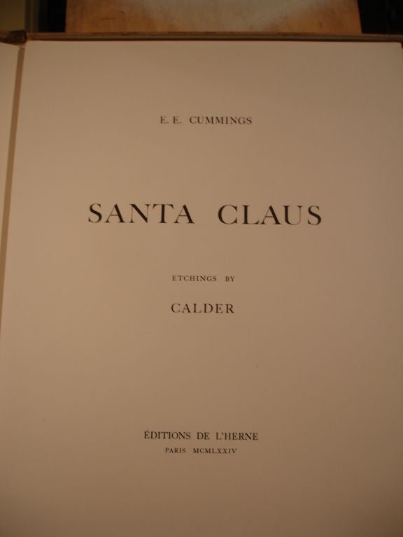 The complete series of  the Santa Claus Etchings by Calder 3