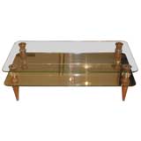 French Two Tier Coffee Table