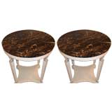 Pair of Neoclassical Side Tables