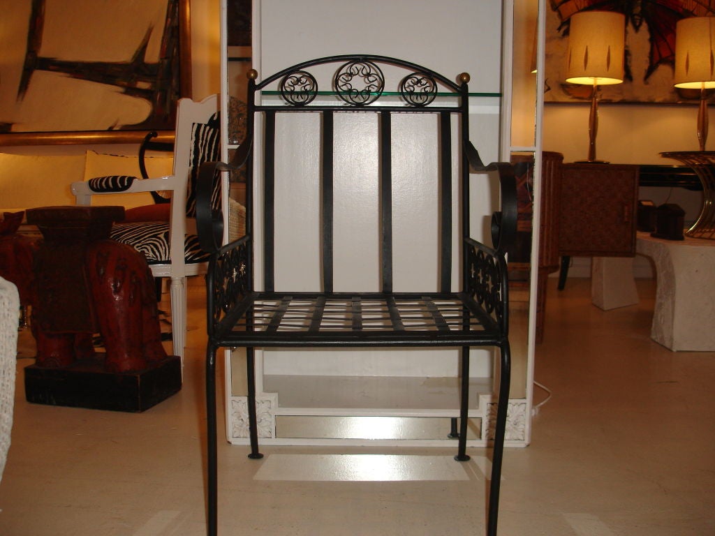 Pair of Wrought Iron Chairs