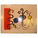 Lithograph by Alexander Calder. Signed