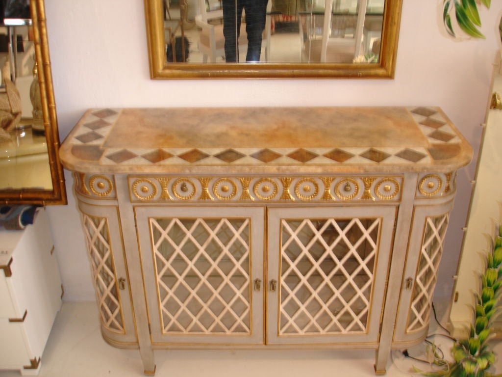 Neoclassical Cabinet by Mario Buatta for Widdicomb