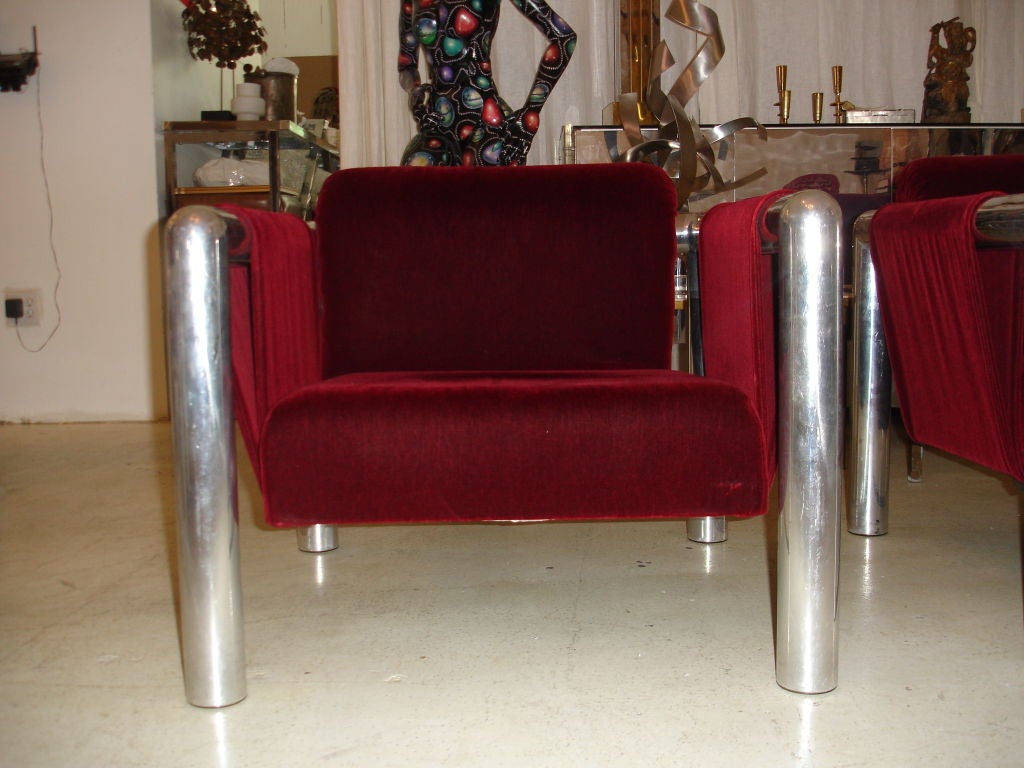 Pair of Chairs by John Mascheroni for Vecta