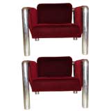 Pair of Chairs by John Mascheroni for Vecta