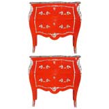 Pair of Laquered Commodes