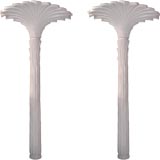 Pair of Palm Tree Torcheres