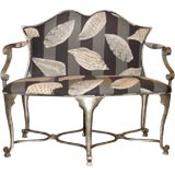 French Iron Settee