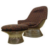 Warren Platner Lounge Chair and Ottoman by Knoll
