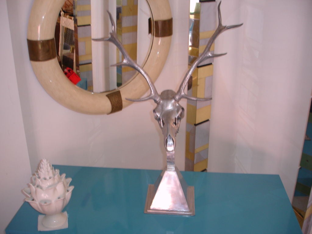 American Arthur Court Deerhead Skull