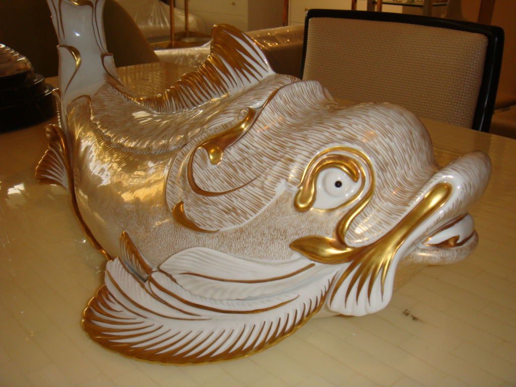Florentine Porcelain Fish Taurine