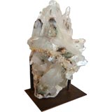 Large Mounted Quartz Cluster