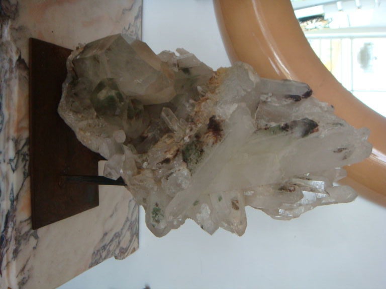 Large Mounted Quartz Cluster