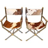 Pair of Italian Campaign Chairs