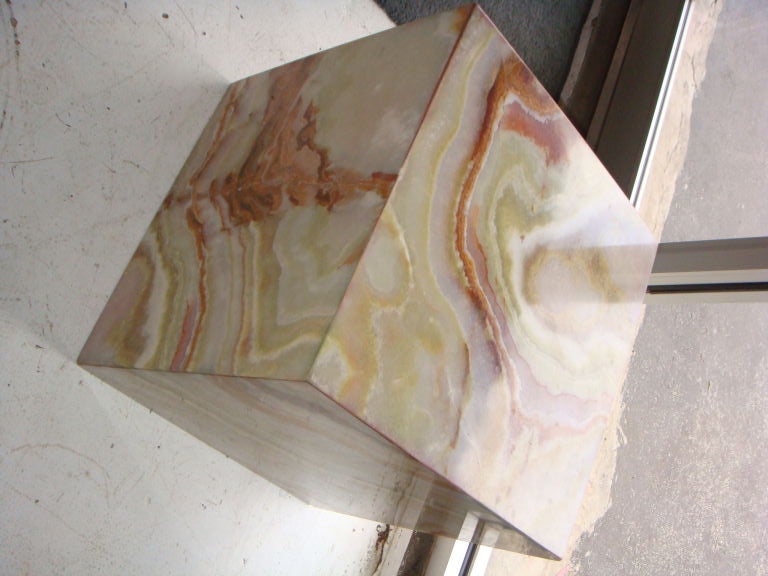 Italian Pair of Onyx Cubes