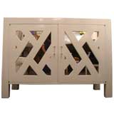 Hollywood Regency 2 Door Cabinet