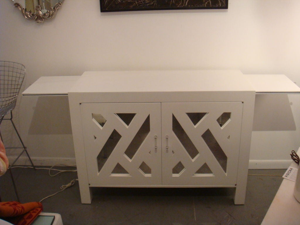 Hollywood Regency 2 Door Cabinet