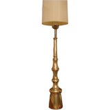 Mid Century Tall Brass lamp