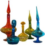 Group of Blenko Decanters