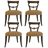 Set of 4 Neoclassical Chairs by Richard Plummer