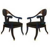 Pair Neoclassical Chairs