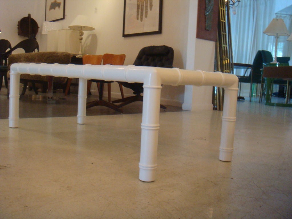 Pair of Faux Bamboo Coffee Tables
