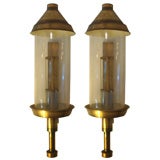 Pair of Brass  Sconces