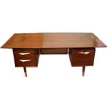 Italian 1950's Executive Walnut Desk