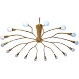 Large Austrian Flush Chandelier