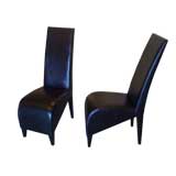 Philippe Starck Leather Hotel Chairs Philippe Starck Leather Hotel Chairs