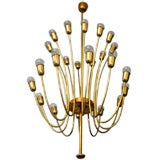 Grand Austrian Kalmar Brass Chandelier (2) Grand Austrian Kalmar Brass Chandelier (2)